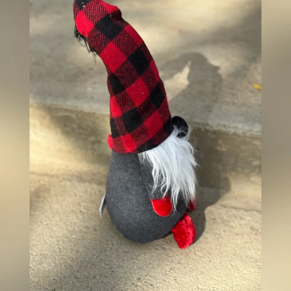 Pottery‎ Barn Gnome Plush Rustic Christmas Buffalo Plaid Farmhouse CountryCore